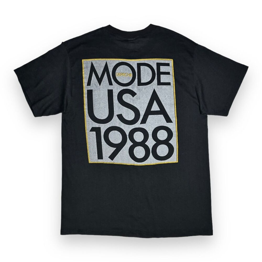 Vintage 1988 Depeche Mode "Music for the Masses" Tour Tee | Single Stitch | USA - Picture 4 of 15